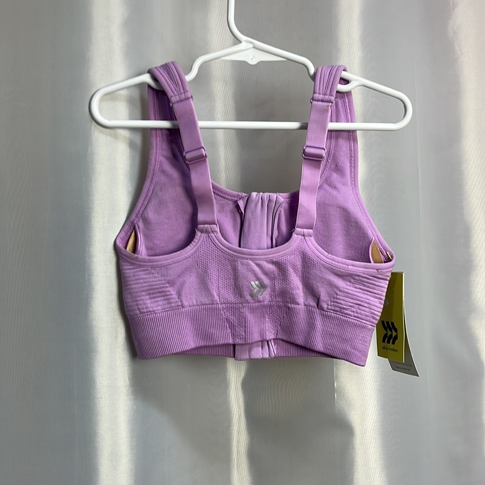 All in motion seamless front zip bra - Picture 2 of 7